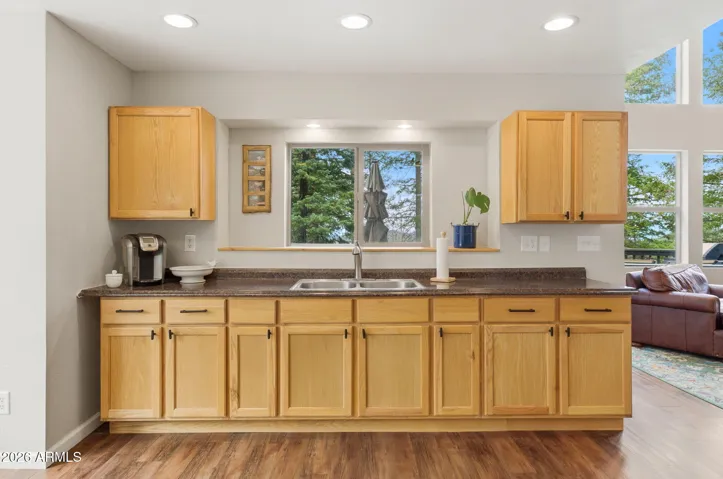 With window over sink