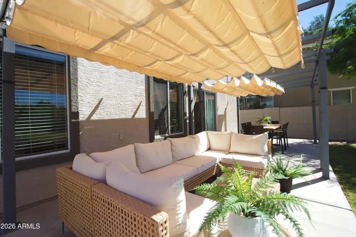 Covered patio