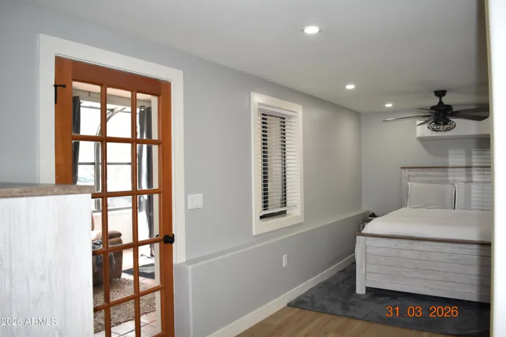 entrance to a bonus sun room