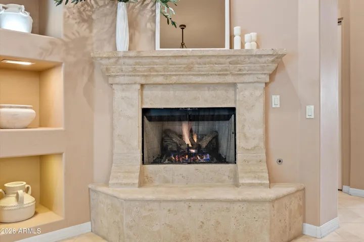 Custom fire place Great room
