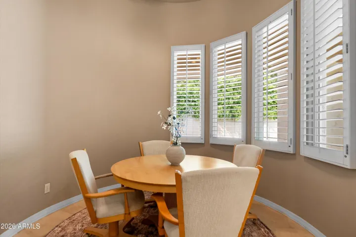 Eat-in kitchen with lots of Natural light. Comfortable living spaces.
