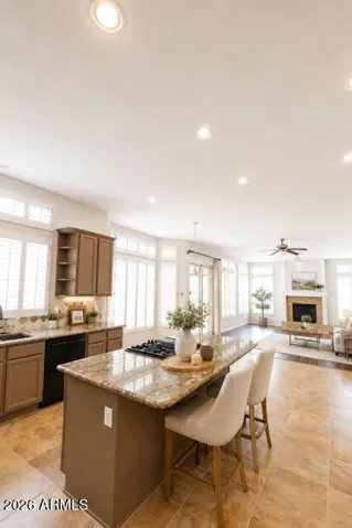 Kitchen virtually staged