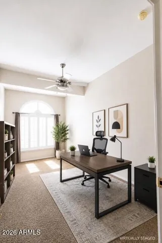 Bonus Room virtually staged.