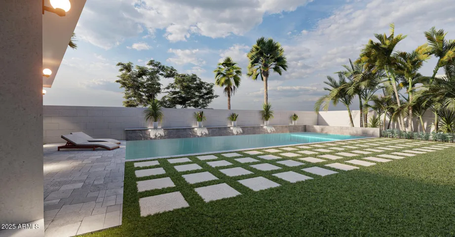 pool renderings. NOT ACTUAL PHOTO OF YARD