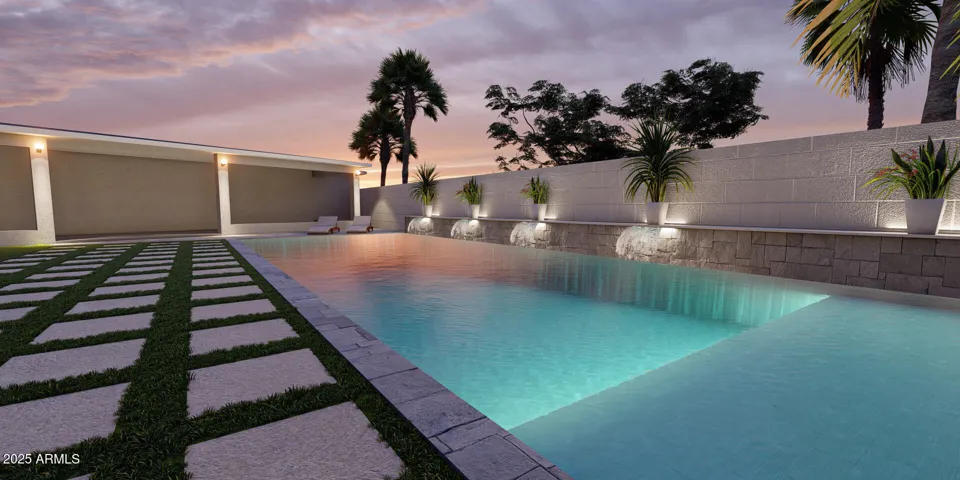 pool renderings. NOT ACTUAL PHOTO OF YARD