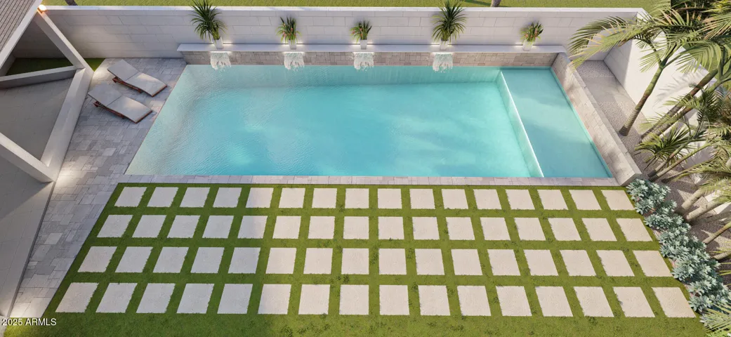 pool renderings. NOT ACTUAL PHOTO OF YARD