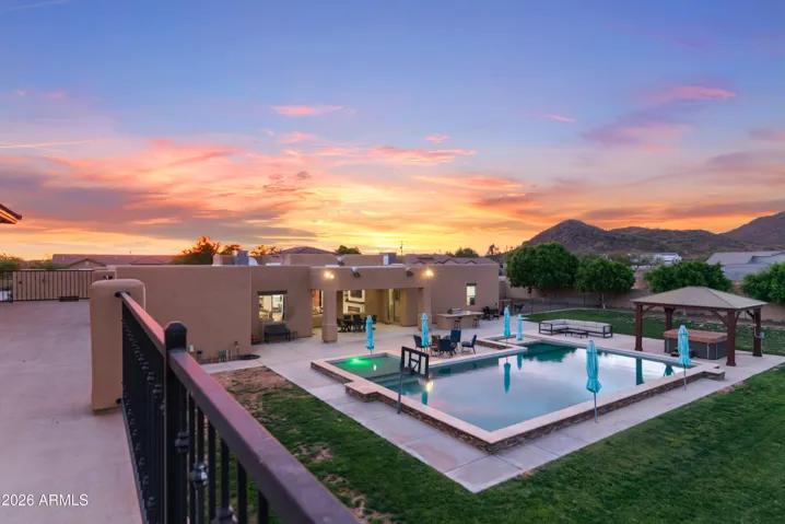 4 bedroom; 3 bathrooms; acre lot