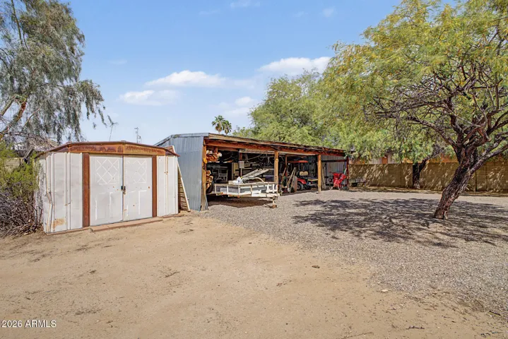 One of 3 Sheds and Covered Parking