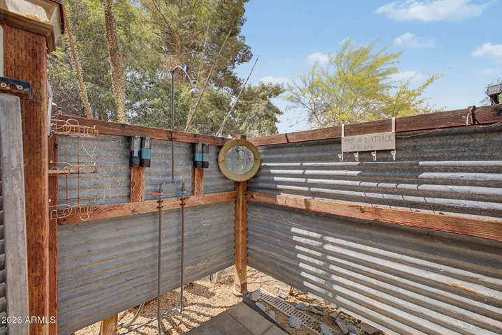 Rustic Outdoor Shower