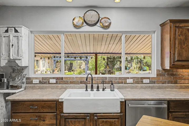 Farm Sink/Kitchen overlooking Back Yard