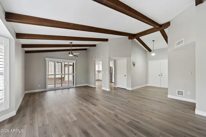 Enter into the open and spacious Great room!