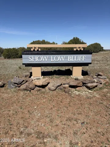 Show Low Bluff Entrance