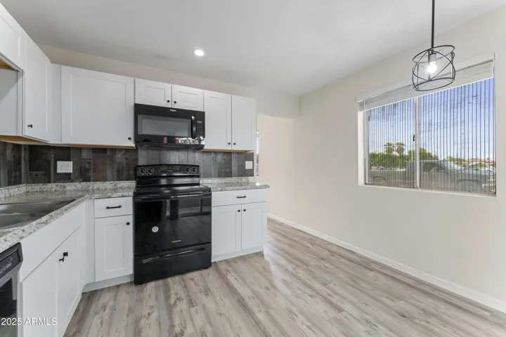 Dining room, unit A.