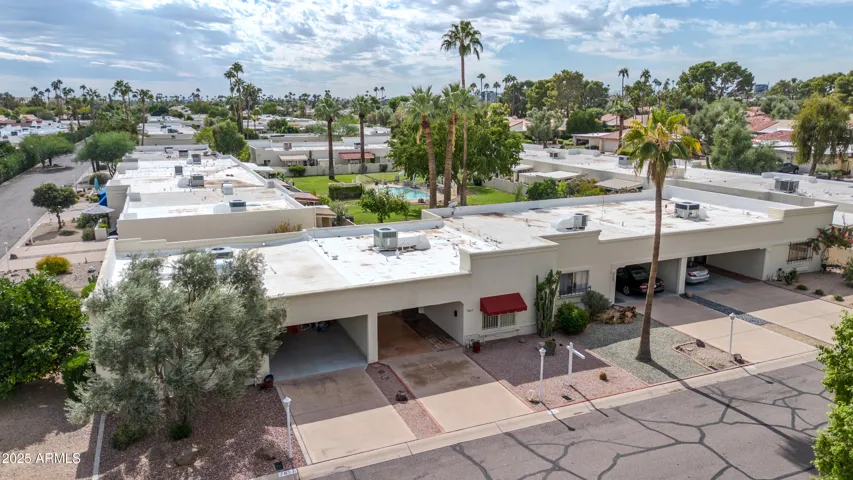 Drone photo looking to South