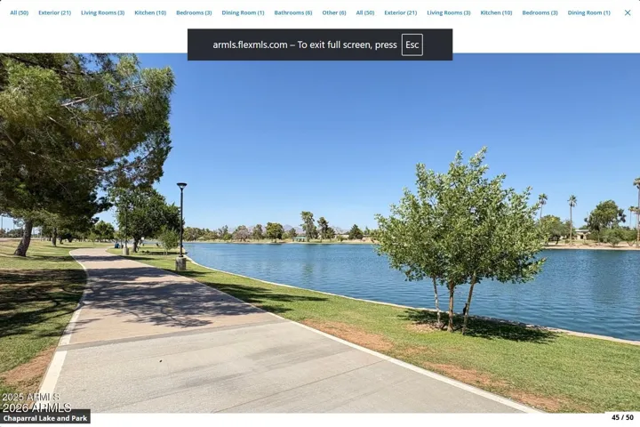 Chaparral park lake