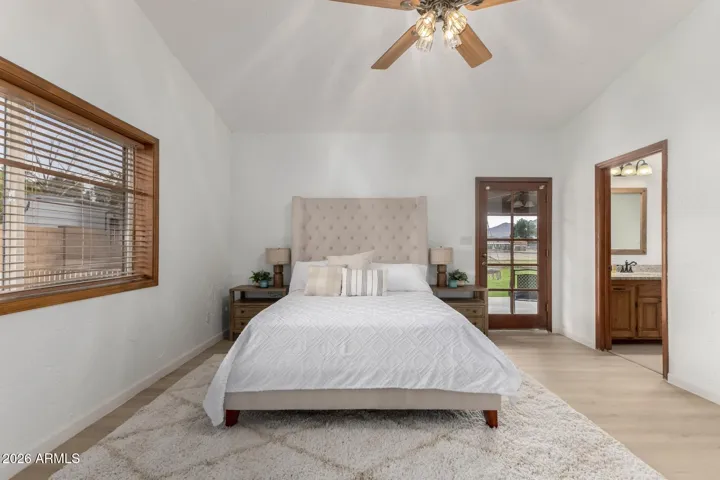 Master Suite with Vaulted Ceilings