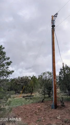 Power on corner of property