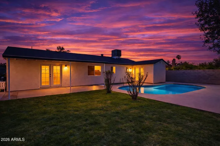 Resort-style backyard