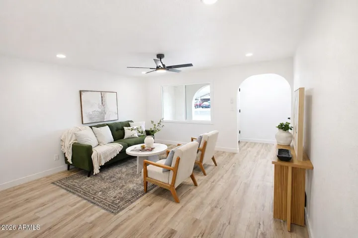 Bright open living space