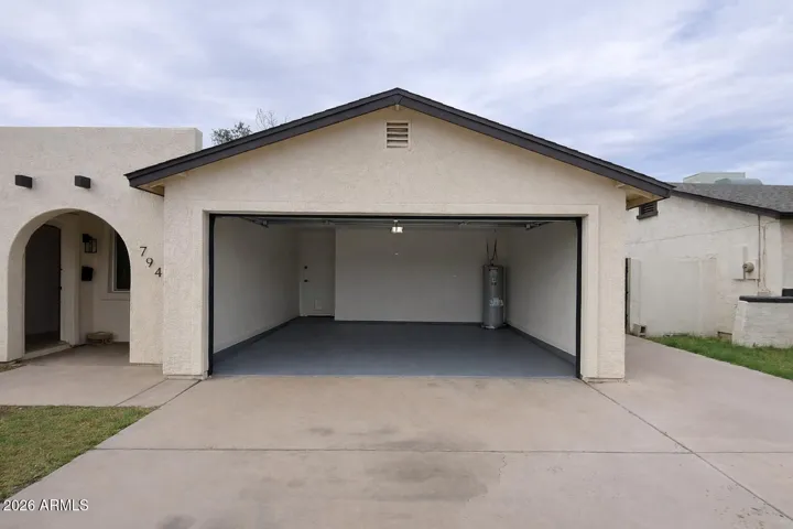 spacious garage
