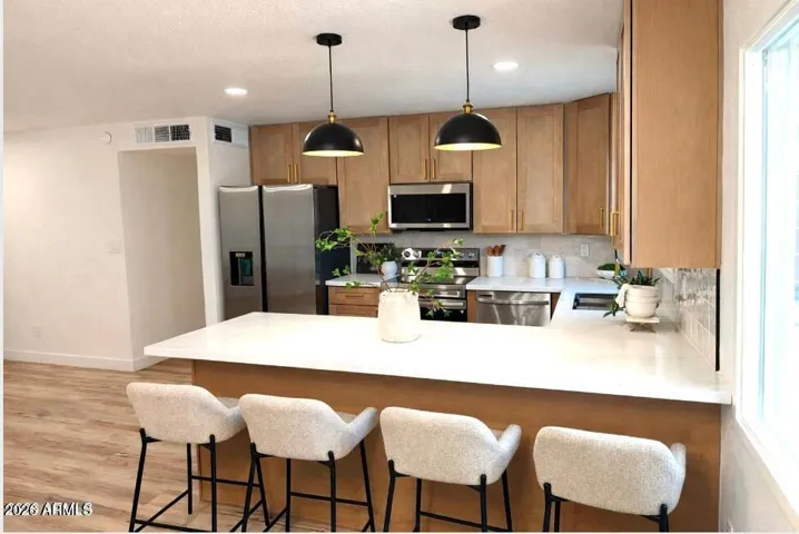 oversized island with seating