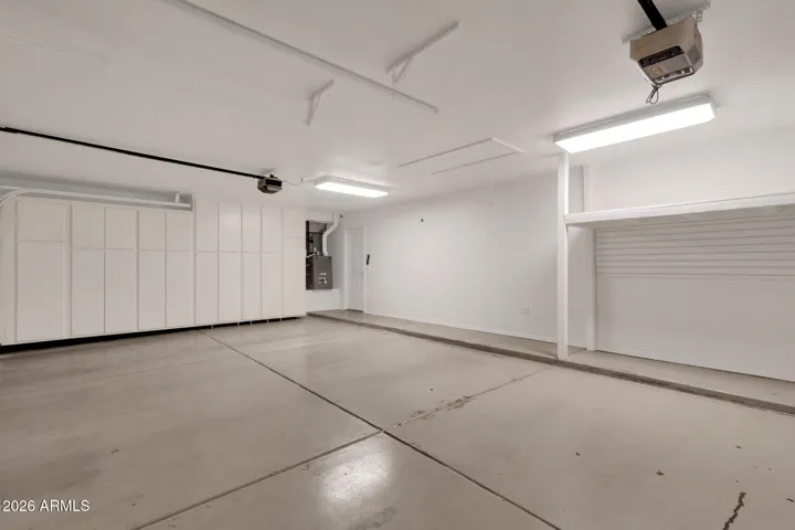 Garage with Epoxy Floor