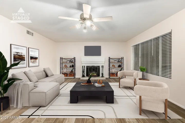 Staged Family Room