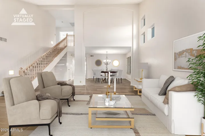 Staged Living/Dining Room