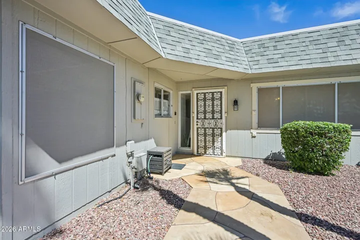 Stamped Flagstone at your front entry & back patio