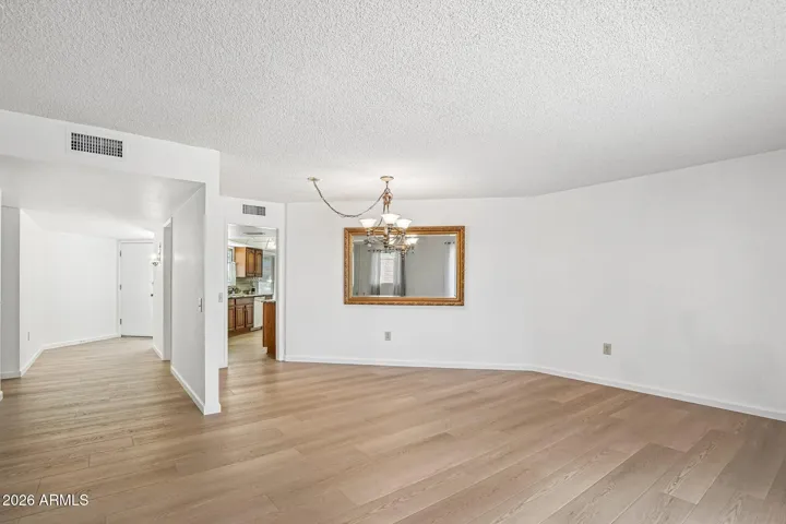 Formal Dining Room that flows into the family room