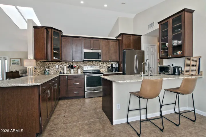 Remodeled kitchen