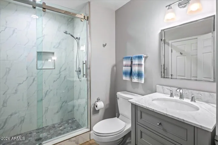 Updated guest bathroom
