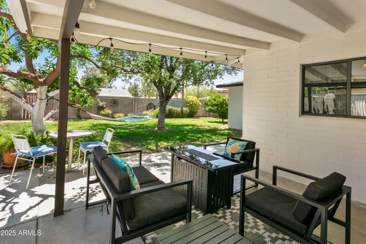 Covered patio