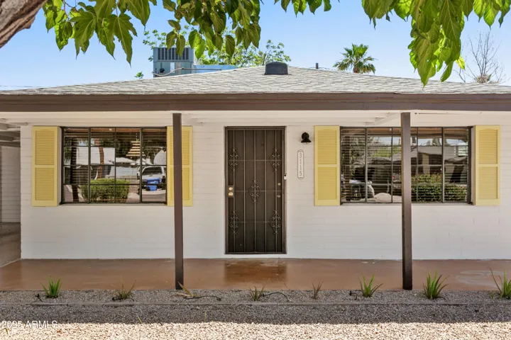 Welcoming front porch