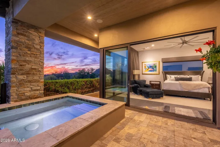 Master Suite and covered spa