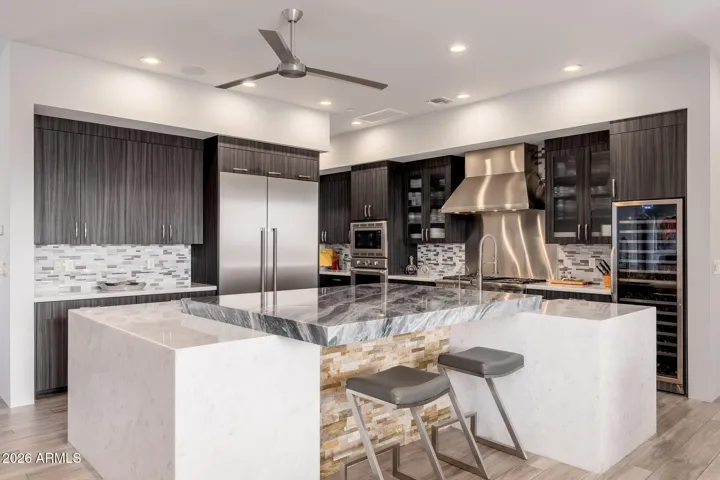 Kitchen Island w/ seating for four to six people