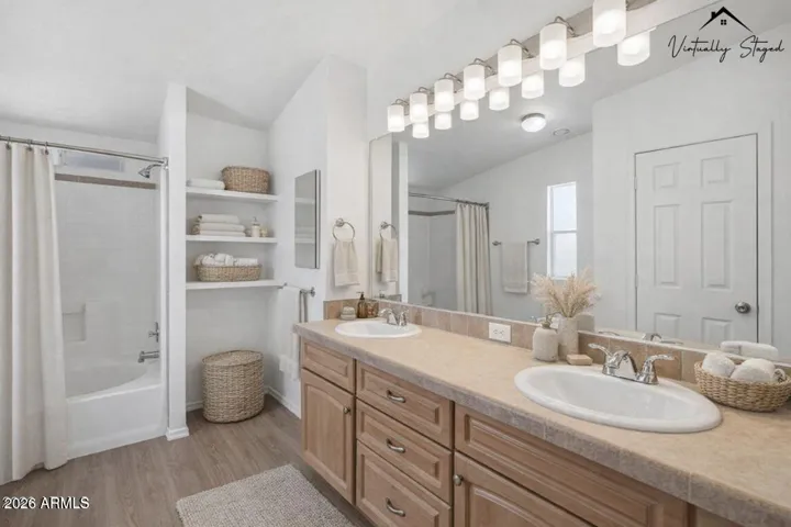 Primary Bathroom - Virtually Staged