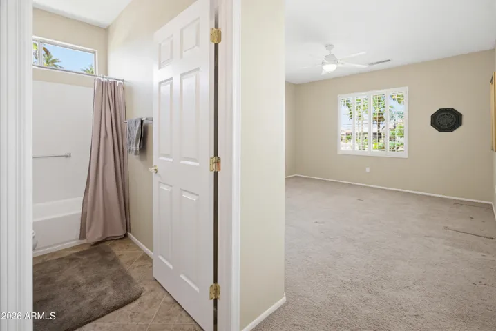 2nd bedroom with private bathroom