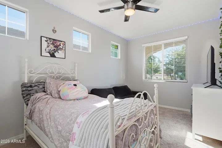 Currently being used a bedroom but could be an office or play room as well.