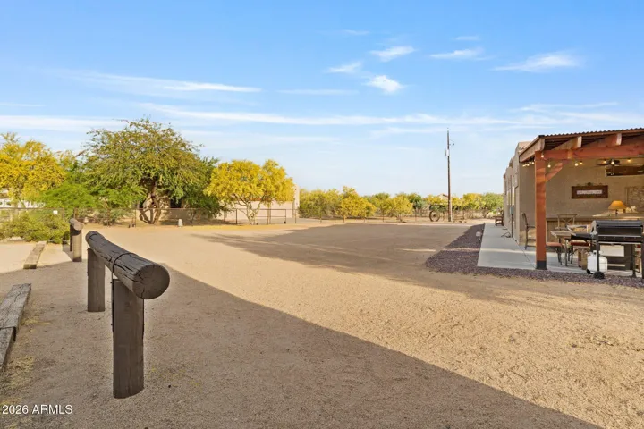 Hitching Post, towards back patio