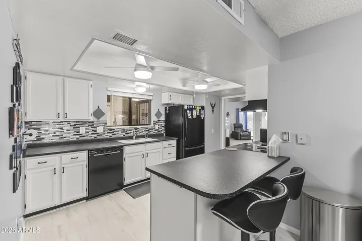 LVP Flooring in the kitchen.