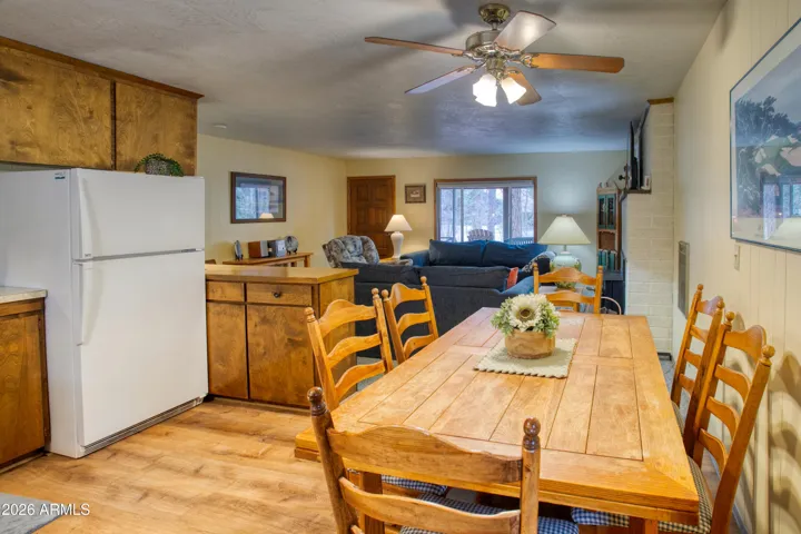 Spacious dining