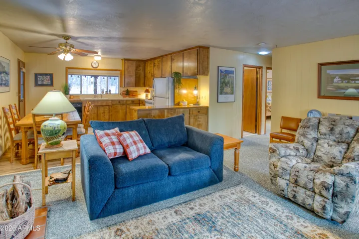 Open living & kitchen