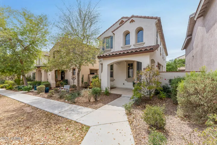 The home is ideally situated within a charming circular setting, facing a shared green space that offers a park like feel right outside your front door.