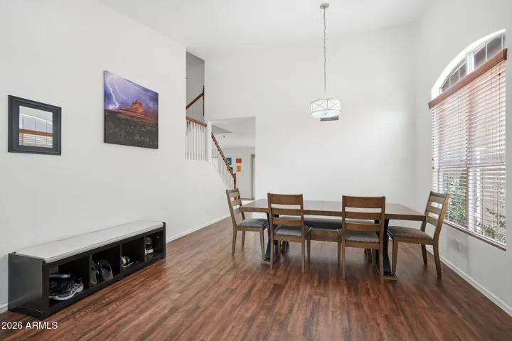 Next to living room