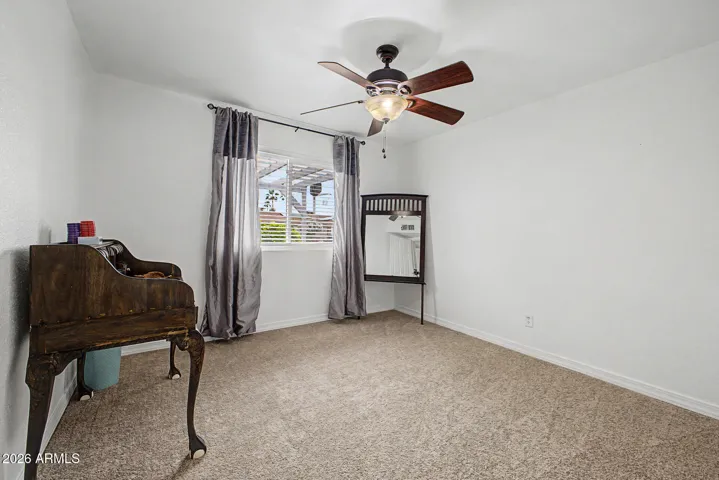 Secondary Bedroom 1 - New Carpet in April 2026