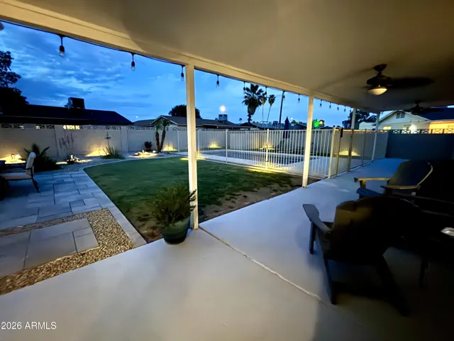 Lighting Highlights Features throughout Yard