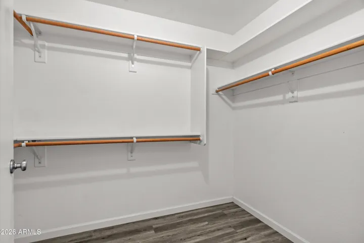 Primary closet