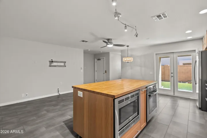 Kitchen / living area/ patio