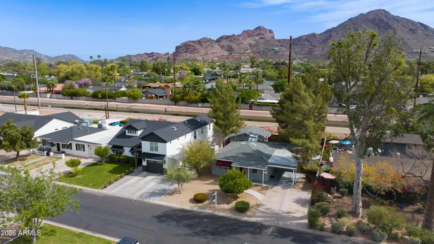 Front aerial view